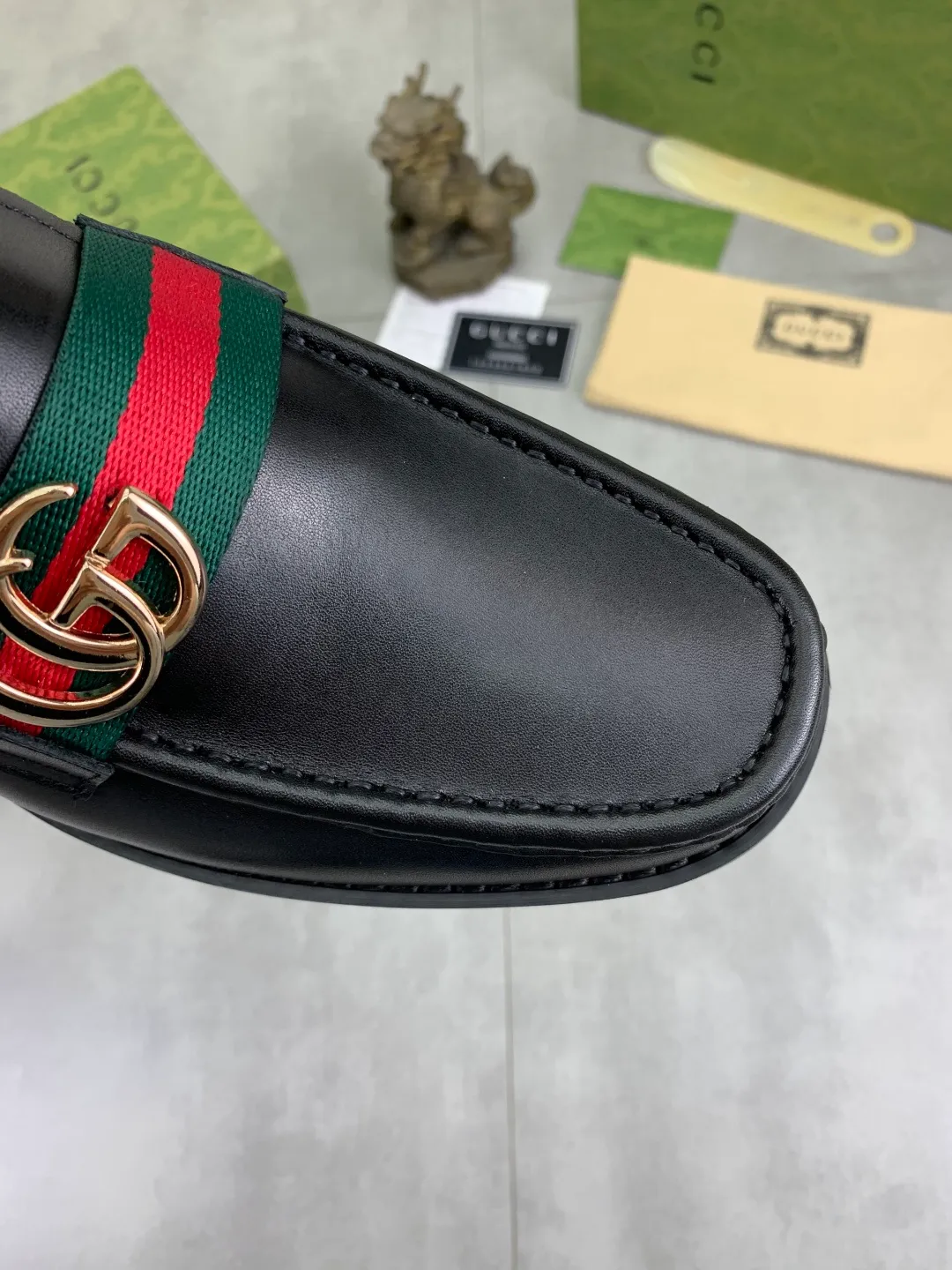Men's men's shoes 💰P480 [New style] Water-dyed cowhide 💰💎💎💎 [Gucci] GUCCI high-end men's formal business leather shoes, original order 1:1 authentic goods! Original imported high-end open-edge beaded calfskin, original metal buckle, imported first-layer cowhide lining for feet, original outsole, men's shoe size: 38-45, 4️⃣ colors available